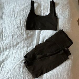 SET ACTIVE sculpt flex leggings & box cut bra